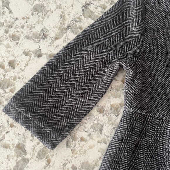 Gap grey heeringbone dress sz 4 - Picture 2 of 5